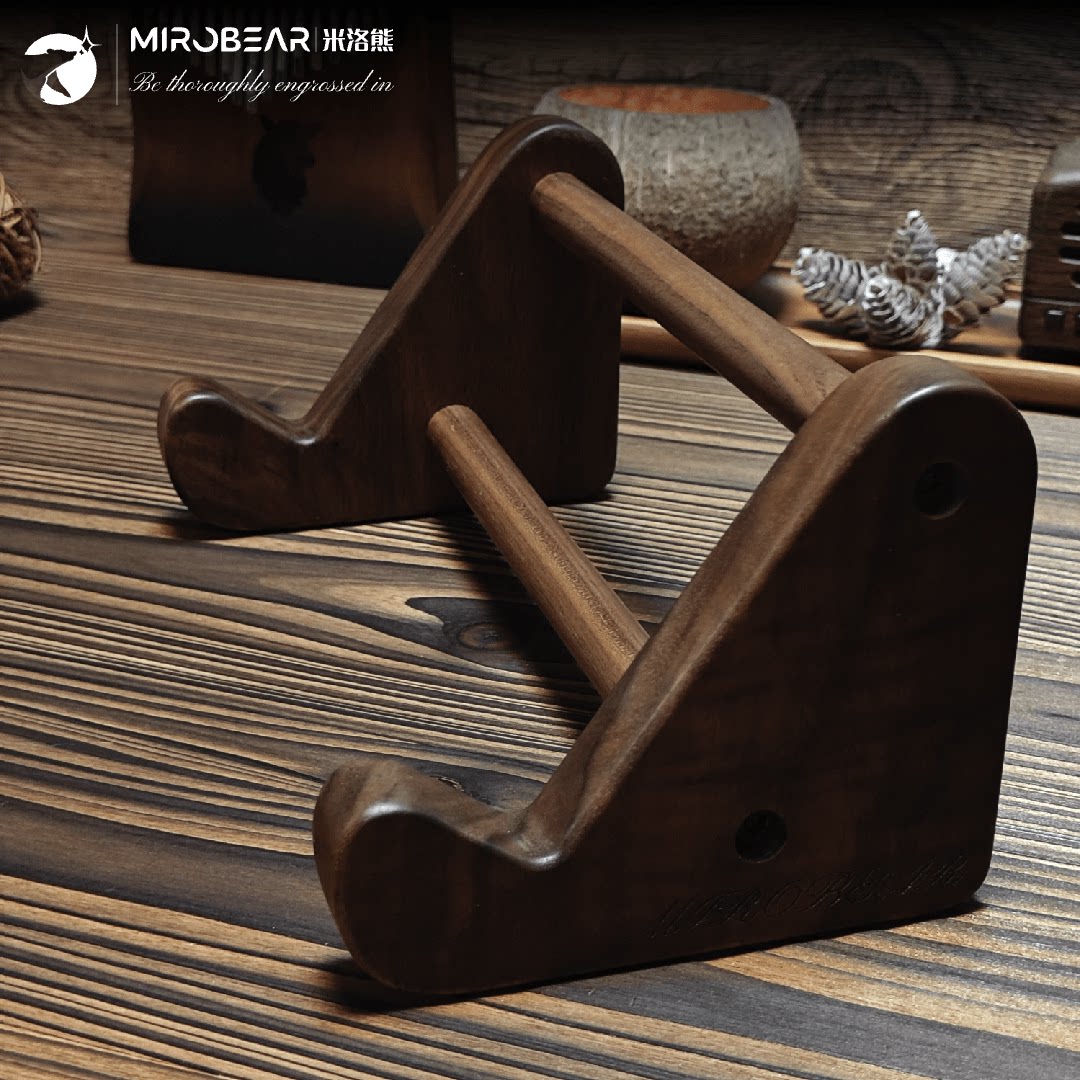 Tablet Accessories Gifts - Подставка для клавиатуры из массива черного