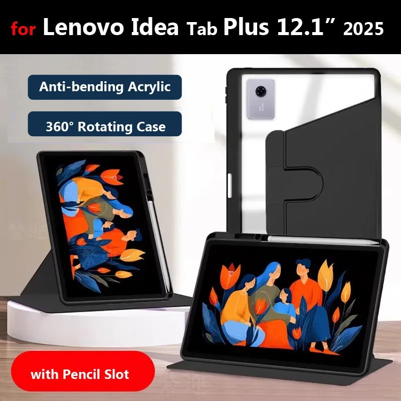 Lenovo Tablet P12 Accessories - 360 ° Вращающийся чехол для Lenovo