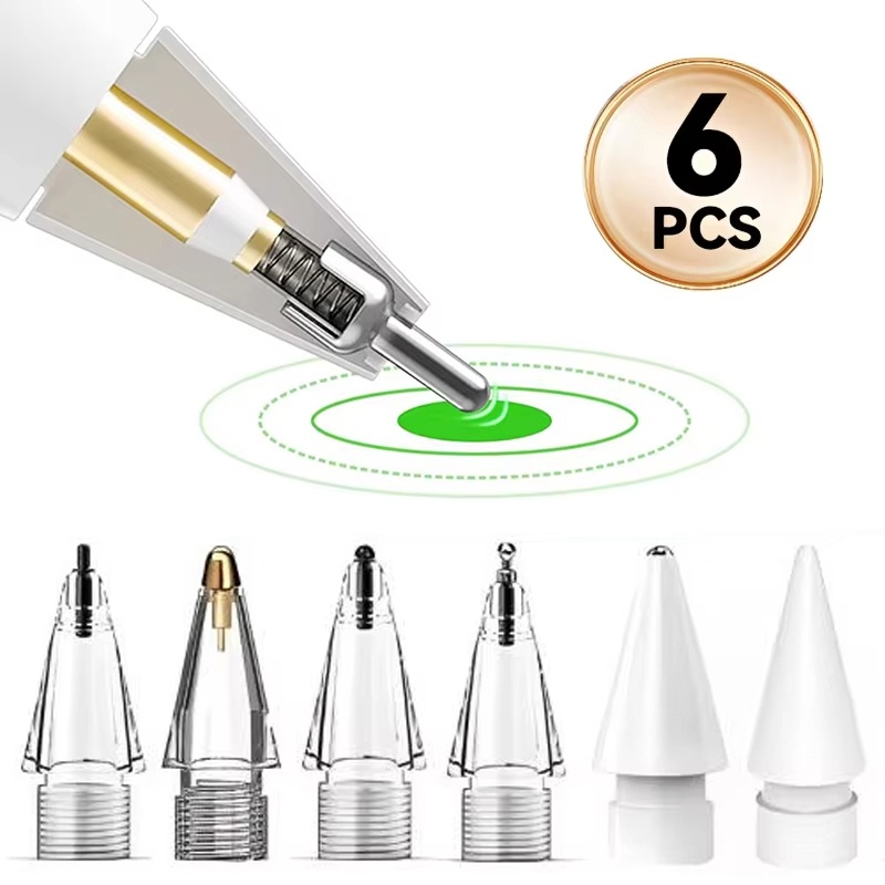 Stylus Replacement Tip - 6 шт. сменных наконечников для Apple