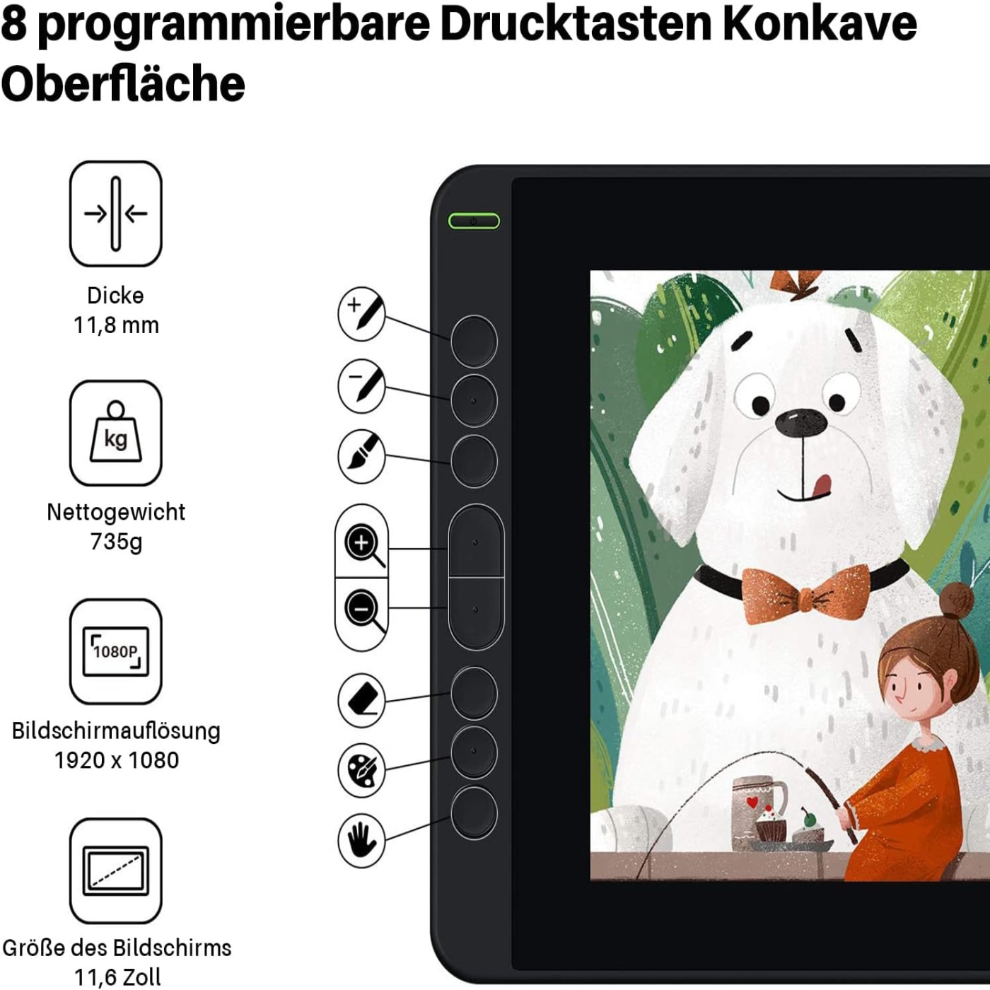 Графический планшет HUION Kamv – обзор и цена Graphic Tablet Accessories