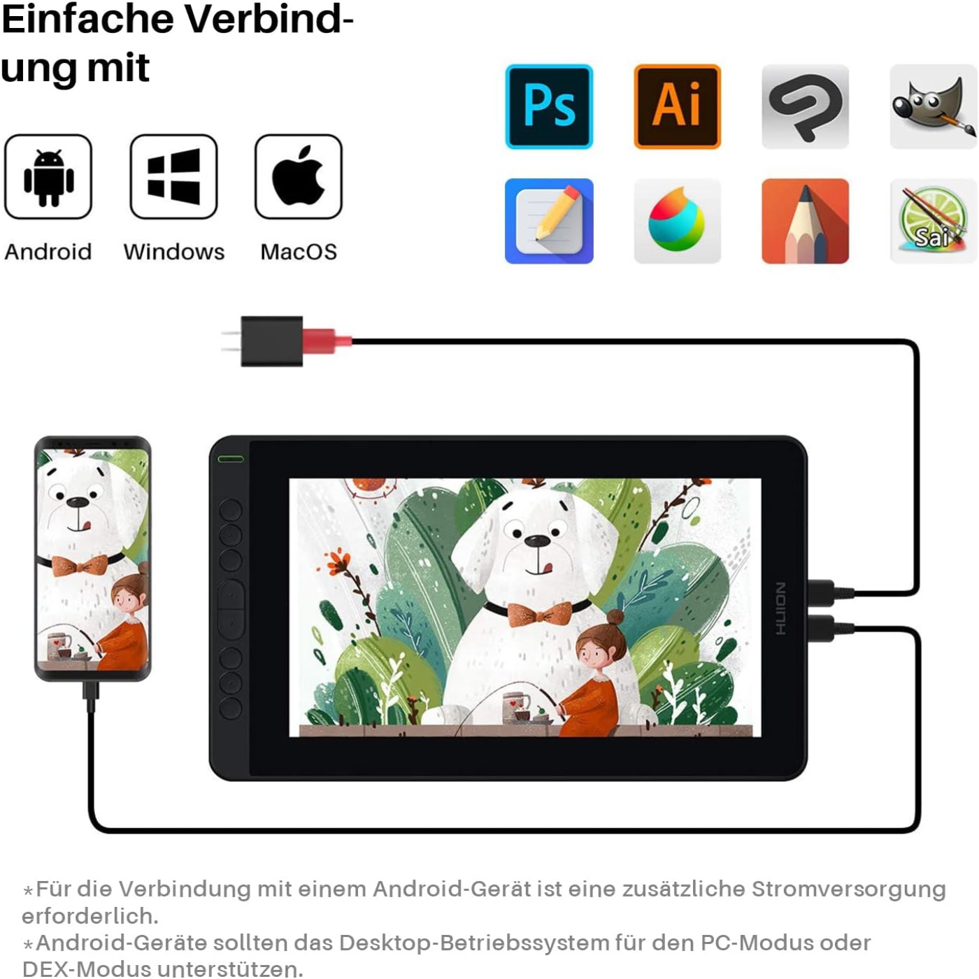 Графический планшет HUION Kamv – обзор и цена Graphic Tablet Accessories