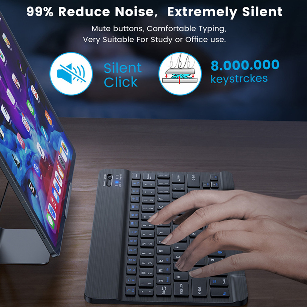 10-дюймовая беспроводная мини- – обзор и цена Tablet Accessories Keyboard