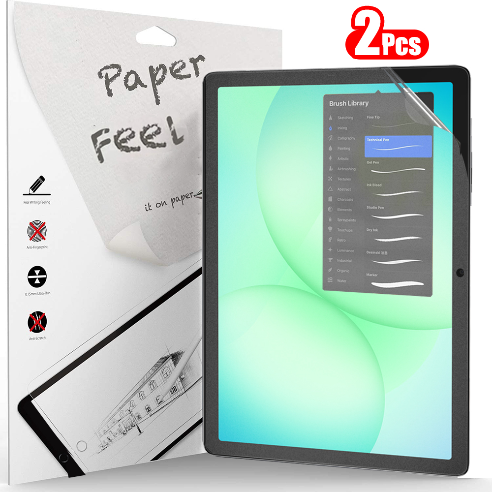 2 шт. бумажная защитная пленка – обзор и цена Tablet S9 Fe Accessories