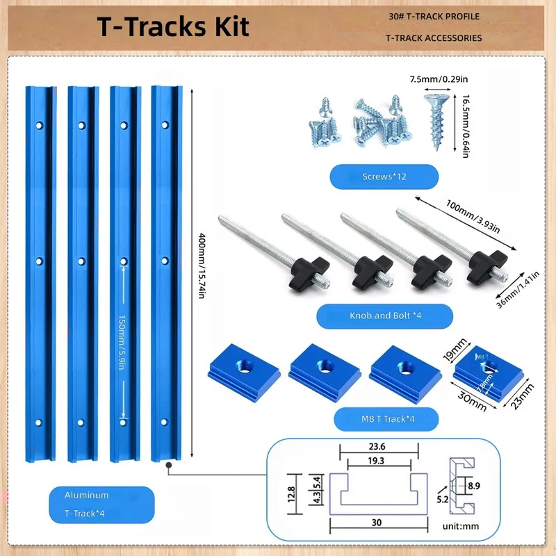 Набор направляющих T30 T-Slot  – обзор и цена Tablet Accessories Set